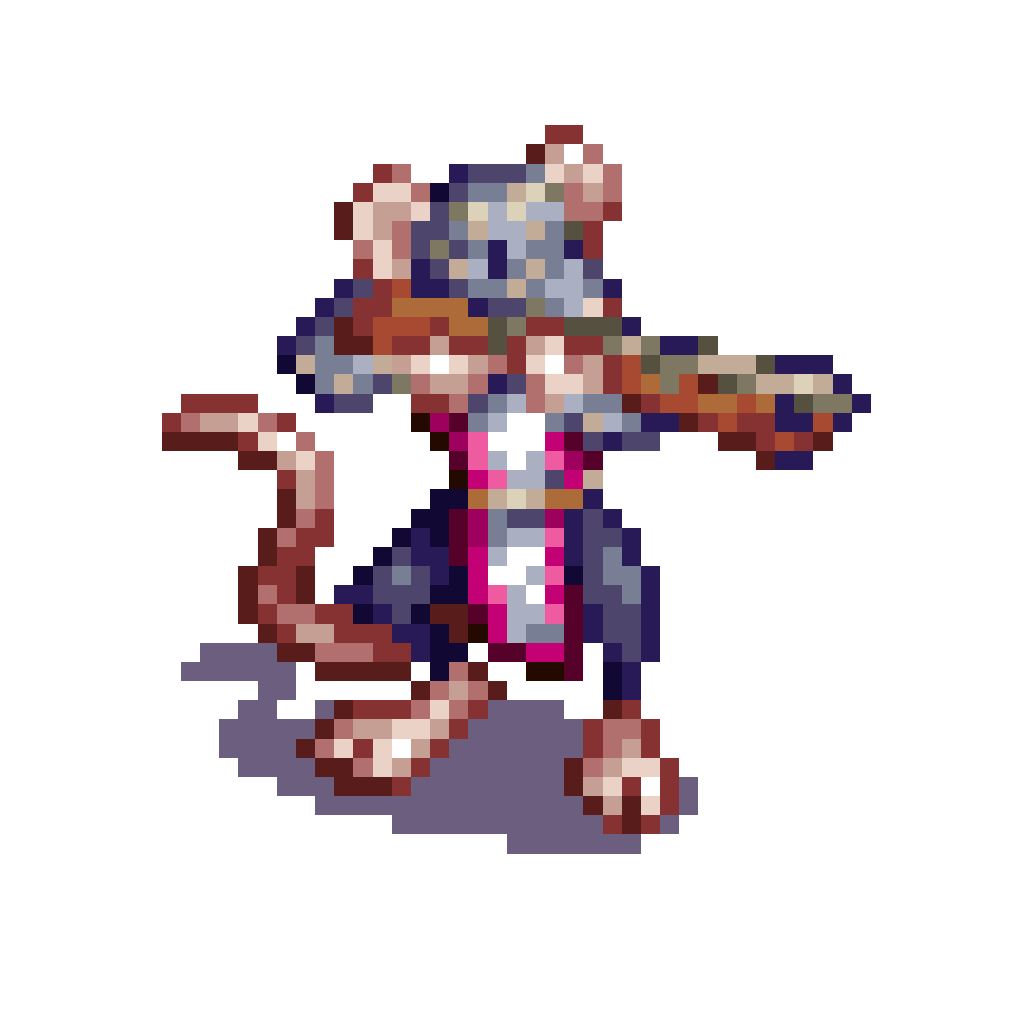 A ratfolk in a tunic weilding a rifle.