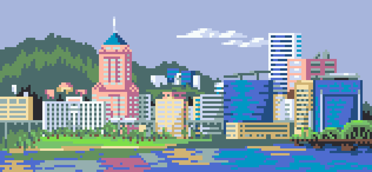 Skyline of Portland, Oregon
